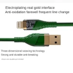 2.4A USB to 8 Pin Transparent Fast Charging Data Cable, Length: 1m, USB to 8 Pin - Image 3