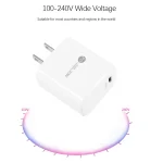 PD11 Single PD3.0 USB-C / Type-C 20W Fast Charger with 1m Type-C to Type-C Data Cable, US Plug, US Plug + Type-C to Type-C Cable - Image 5