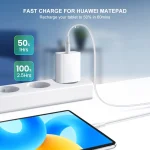 PD11 Single PD3.0 USB-C / Type-C 20W Fast Charger with 1m Type-C to Type-C Data Cable, US Plug, US Plug + Type-C to Type-C Cable - Image 6