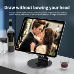 JUNSUNMAY 360 Degrees Rotating Foldable Laptop Desktop Holder Height / Angle Adjustable - Image 5