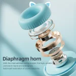 KE28 RGB Cute Cat Ears Bluetooth Wireless Music Headset with Detachable Mic - Image 4