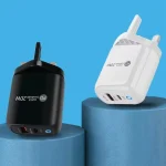 PD04 Type-C + USB Mobile Phone Charger with USB to 8 Pin Cable, UK Plug, UK Plug + USB to 8 Pin Cable - Image 6