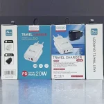 PD04 Type-C + USB Mobile Phone Charger with Type-C to Type-C Cable, EU Plug, EU Plug + Type-C to Type-C Cable - Image 6