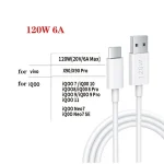 XJ-91 PD 120W 6A USB to USB-C / Type-C Flash Charging Data Cable, 1m, 1.5m, 2m - Image 3