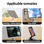 K29 Foldable Lazy Desk Mobile Phone Tablet Stand, K29 - Image 3