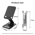 K29 Foldable Lazy Desk Mobile Phone Tablet Stand, K29 - Image 6
