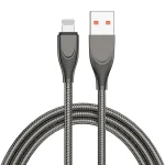ENKAY ENK-CB131 USB to 8 Pin Carbon Steel Hose Spring 2.4A Fast Charging Data Cable, 1m USB to 8 Pin, 2m USB to 8 Pin