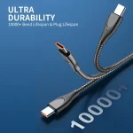 ENKAY ENK-CB131 USB to 8 Pin Carbon Steel Hose Spring 2.4A Fast Charging Data Cable, 1m USB to 8 Pin, 2m USB to 8 Pin - Image 5