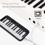 1m 8 Pin to USB-B MIDI Cable for iPad / iPhone - Image 3