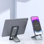 H18 Multifunctional Portable Phone Tablet Desktop Folding Stand, H18 Silver, H18 Gray, H18 Black - Image 4