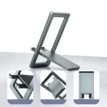 H18 Multifunctional Portable Phone Tablet Desktop Folding Stand, H18 Silver, H18 Gray, H18 Black - Image 6