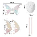 Rockwoo R01 DIY Electric Butterfly Elf Wings Toy, With Light, No Light - Image 3