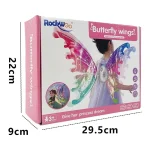 Rockwoo R01 DIY Electric Butterfly Elf Wings Toy, With Light, No Light - Image 4