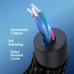 NORTHJO MTM04 4 Pole 3.5mm Male to Male Stereo Audio Aux Cable, 1m, 2m, 3m - Image 4