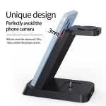 B20 18W 3 in 1 Wireless Charger Stand Charger Dock for iPhone Apple Watch Series, B20 for Apple - Image 4