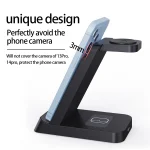 B20A 15W Qi Wireless Charger Charging Stand Compatible for iPhone iWatch Airpods, B20A for Apple - Image 4