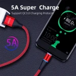 ENKAY ENK-CB1391 5A USB to Type-C Magnetic Fast Charging Data Cable with LED Light, Length: 1m, 1m 5A USB to Type-C - Image 5