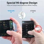 5pcs XJ-94 1m USB to Type-C Elbow Fast Charging Data Cable for Samsung and Other Phone, XJ-94 - Image 3