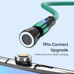 ENKAY PD60W Type-C to Type-C / 8 Pin Magnetic 540 Degrees Rotating Fast Charging Cable, 1m, 2m - Image 5