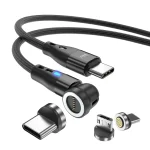 ENKAY PD60W Type-C to Type-C / 8 Pin / Micro USB Magnetic 540 Degrees Rotating Fast Charging Cable, 1m, 2m - Image 15