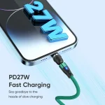 ENKAY PD60W Type-C to Type-C / 8 Pin / Micro USB Magnetic 540 Degrees Rotating Fast Charging Cable, 1m, 2m - Image 6