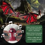 Rockwoo R02 Electric Dinosaur Wings with Lighting and Music - Image 4