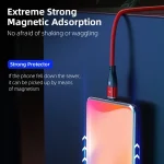 ENKAY 6-in-1 PD60W USB-A / Type-C to Type-C / 8 Pin / Micro USB Magnetic Fast Charging Cable, 1m, 2m - Image 7