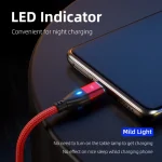 ENKAY 6-in-1 PD60W USB-A / Type-C to Type-C / 8 Pin / Micro USB Magnetic Fast Charging Cable, 1m, 2m - Image 9