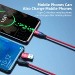 ENKAY 6-in-1 PD60W USB-A / Type-C to Type-C / 8 Pin / Micro USB Magnetic Fast Charging Cable, 1m, 2m - Image 10