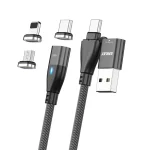 ENKAY 6-in-1 PD100W USB-A / Type-C to Type-C / 8 Pin / Micro USB Magnetic Fast Charging Cable, 1m, 2m