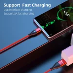 ENKAY 6-in-1 PD100W USB-A / Type-C to Type-C / 8 Pin / Micro USB Magnetic Fast Charging Cable, 1m, 2m - Image 5