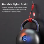 ENKAY 6-in-1 PD100W USB-A / Type-C to Type-C / 8 Pin / Micro USB Magnetic Fast Charging Cable, 1m, 2m - Image 8