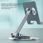 019 360 Degree Rotation Aluminum Alloy Desktop Phone Tablet Holder - Image 5