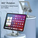 G68 360-Degree Rotating Foldable Phone Tablet Desktop Holder, G68 Silver, G68 Black, G68 Grey - Image 2