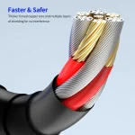 ENKAY PD30W Type-C to 8 Pin Fast Charging Data Silicone Cable with LED Display, 1m, 2m - Image 6