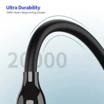 ENKAY PD30W Type-C to 8 Pin Fast Charging Data Silicone Cable with LED Display, 1m, 2m - Image 7