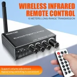 T500 Bluetooth 5.3 Audio Adapter U-Disk Mic Amplifier Speaker Converter with Remote Control - Image 4