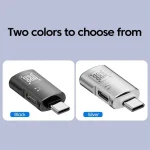 JS-109 USB-C / Type-C to Type-C + USB 3.0 Converter OTG Adapter for Digital Headset and U-Disk, Type-C to Type-C + USB - Image 5