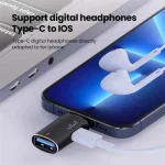 JS-103 8 Pin Male to USB+Type-C Female OTG Adapter - Image 5