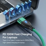 ENKAY 3 in 1 PD100W Type-C to Type-C / 8 Pin / Micro USB Magnetic Fast Charging Cable, 1m, 1.8m - Image 3