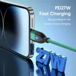 ENKAY 3 in 1 PD100W Type-C to Type-C / 8 Pin / Micro USB Magnetic Fast Charging Cable, 1m, 1.8m - Image 6