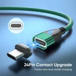 ENKAY 3 in 1 PD100W Type-C to Type-C / 8 Pin / Micro USB Magnetic Fast Charging Cable, 1m, 1.8m - Image 7