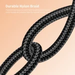 ENKAY 6-in-1 5A USB + Type-C to Type-C / 8 Pin / Micro USB Multifunction Fast Charging Cable, Length:1.2m, ENK-CB166 - Image 6