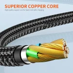 ENKAY 3A Elbow Reversible USB to Elbow Type-C Fast Charging Data Cable, 0.5m, 1m, 2m, 3m - Image 9