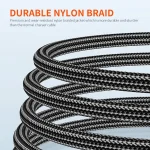 ENKAY 3A Elbow Reversible USB to Elbow Type-C Fast Charging Data Cable, 0.5m, 1m, 2m, 3m - Image 10