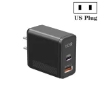 QC5.0 USB / PD25W Type-C Super Fast Charging Full Protocol Phone Charger, US Plug, US Plug