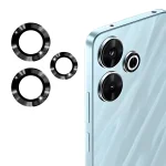 ENKAY Hat-Prince 9H Rear Camera Lens Aluminium Alloy Tempered Glass Film, For Redmi Note 13R 5G, For Redmi Turbo 3, For Redmi Note 13 4G
