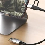 JS-112 2 in 1 USB Male to USB-C / Type-C / 8 Pin OTG Adapter Cable, Length: 15cm - Image 5