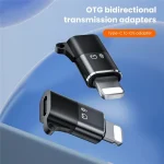 JS-09 Mini USB-C / Type-C to 8 Pin OTG Wireless Microphone Converter - Image 3