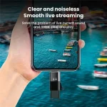 JS-09 Mini USB-C / Type-C to 8 Pin OTG Wireless Microphone Converter - Image 5